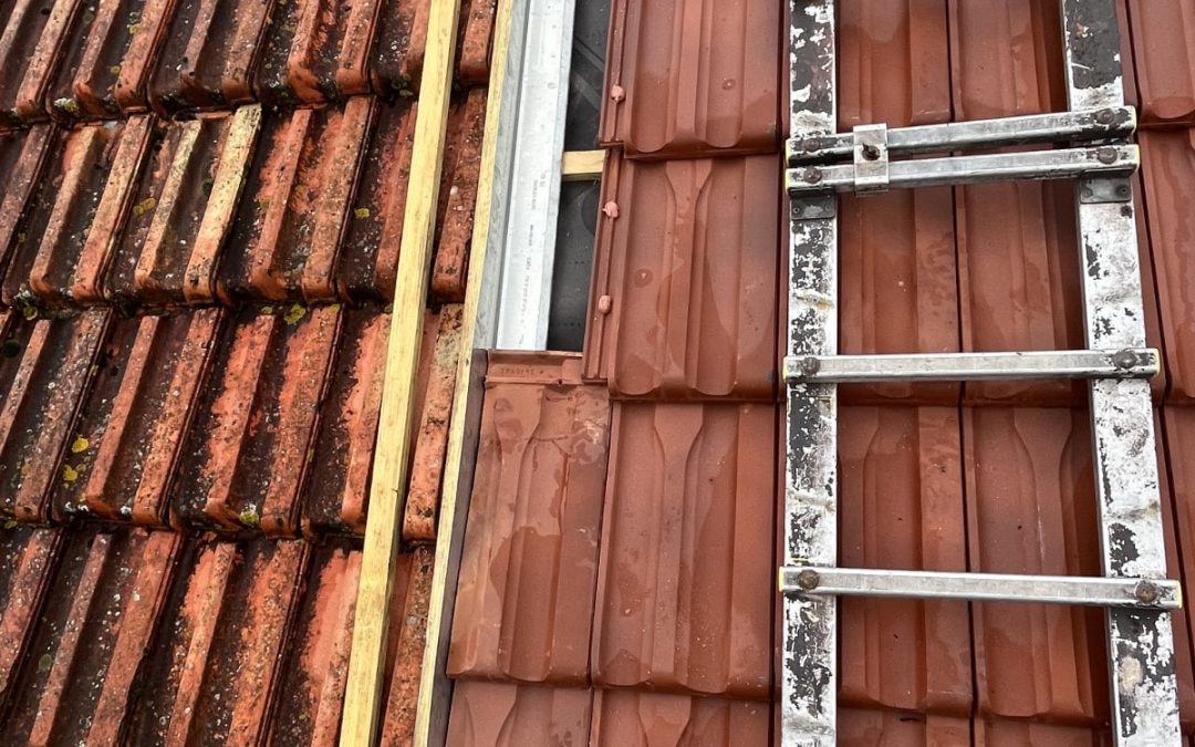 Démoussage – nettoyage toiture Maison Marcoussis 91